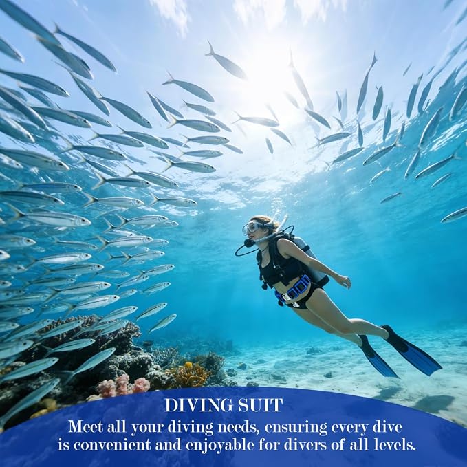 4 Pcs Scuba Weight Belt,Diving Weight Belt with Metal Block Buckle Coated Dive Weights Nylon Dive Belt Suitable for Free Diving