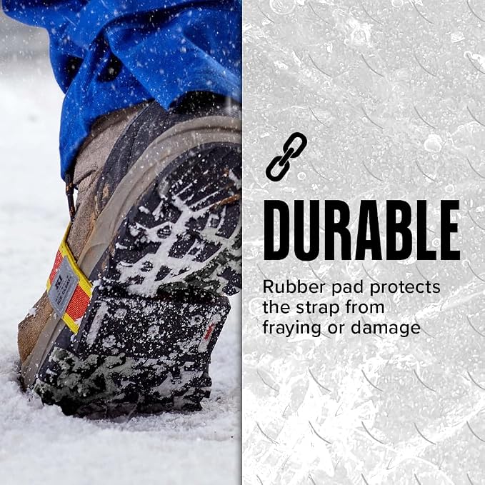 K1 Mid-Sole Intrinsic Ice Cleats for Men & Women - Rotatable Non-Sparking Traction Aids for Winter Snow - Low Profile