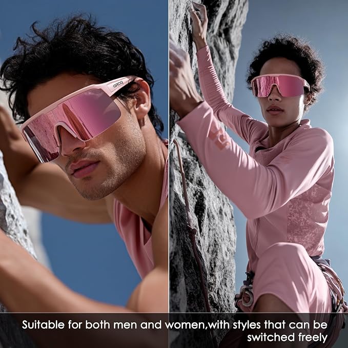 Sunglasses TR90 Frame Anti-Slip Full Coating HD Lens UV400 Protection Cycling Multi-Sport