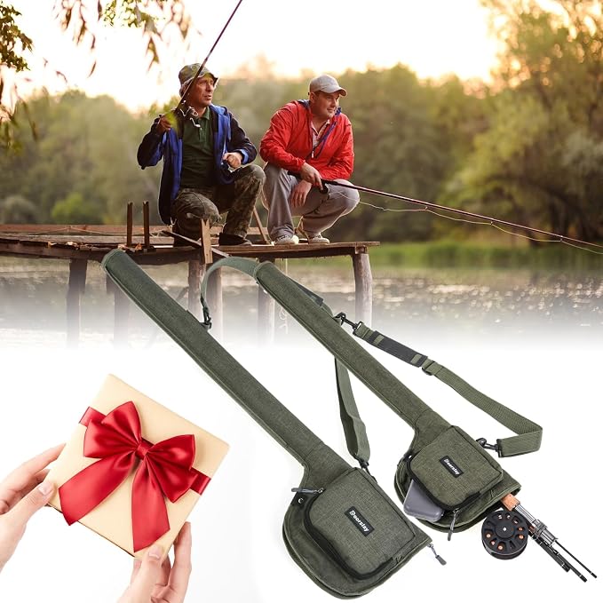 Fly Fishing Combo - Rod, Reel, Carrier, Bag & Case - Portable Fly Fishing Gear