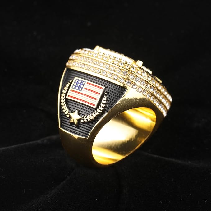 12 pcs Pack Baseball Home Plate Championship Trophy Ring Award Gift for Tournament Teams palyers Awards Size 9.5 Gold, Silver, Bronze Color