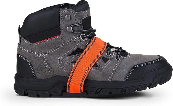 K1 Mid-Sole Ice Cleats for Men & Women - Rotatable Traction Aids For Winter Snow - Hi Vis - Low Profile
