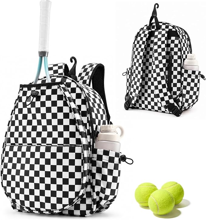Mosthink Pickleball Racket Backpack Tennis Bag for Women Water-Resistant and Machine Washable Tennis Backpack,Lightweight Sports Bag for Pickleball, Badminton