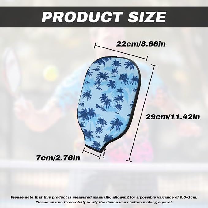 Blue Camo Corgi Pattern Print Pickleball Paddle Covers Only Paddles Holder Sleeve Fits Most Rackets