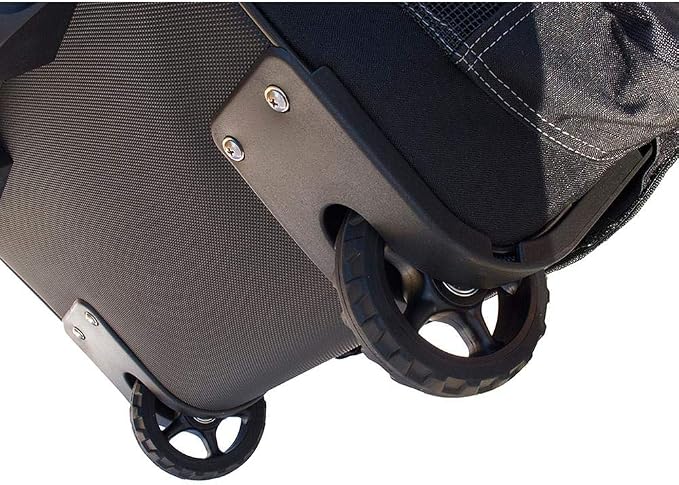 Cressi Strong Capacity Roller Luggage Bag with Backpack Straps - Moby 5 designed in Italy