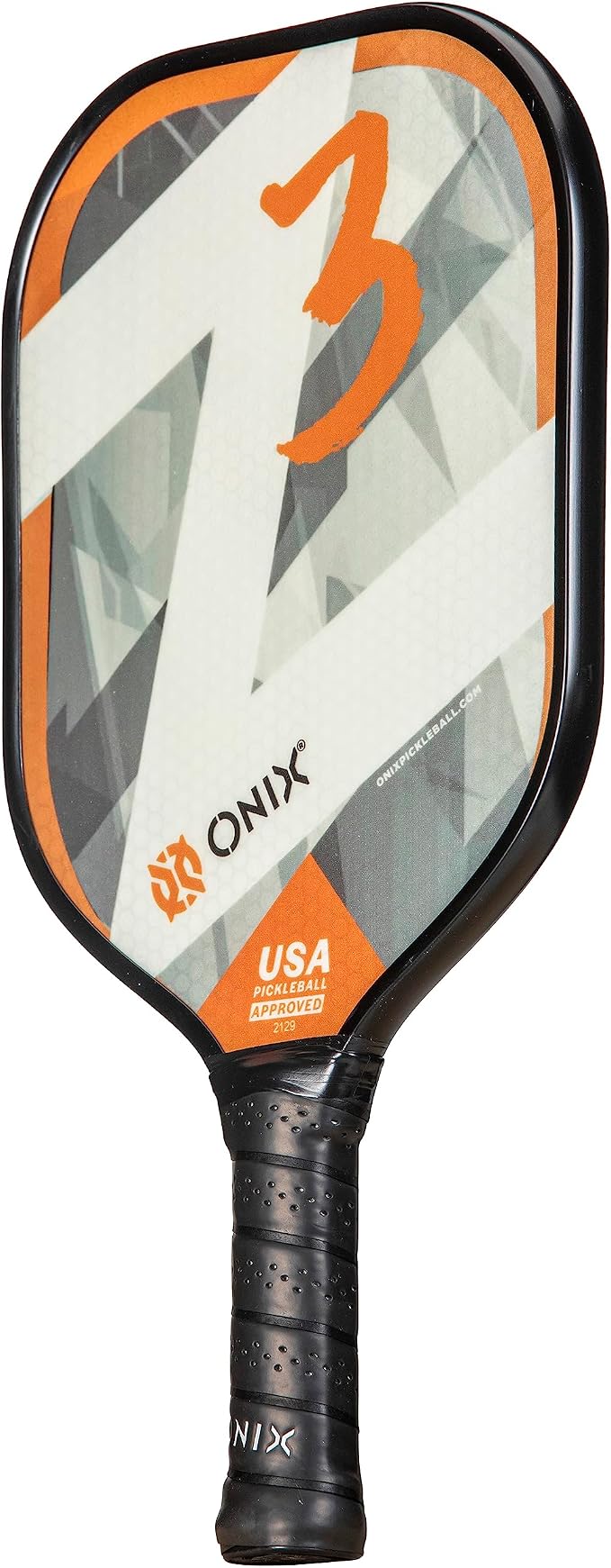 Onix Graphite Z5 Carbon Fiber Pickleball Paddle with Wide-Body Shape, Honeycomb Core & Graphite Face