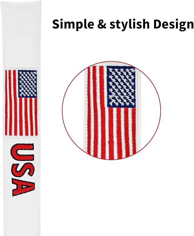 Golf Club Covers for Driver, Fairway, Hybrids - 3 Options - Golf Driver Headcover/Golf Fairway Wood Head Cover/Hybrid Headcover for Men/Women Golfer