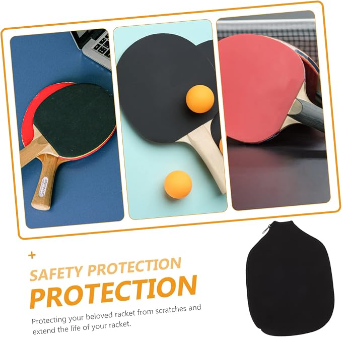 BESPORTBLE 3pcs Racket Covers Paddle Case Protective Case for Racket Paddle Fixed Bag for Outdoor Play