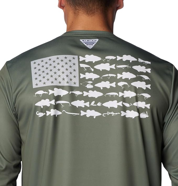 Columbia Terminal Tackle PFG Fish Flag Long Sleeve