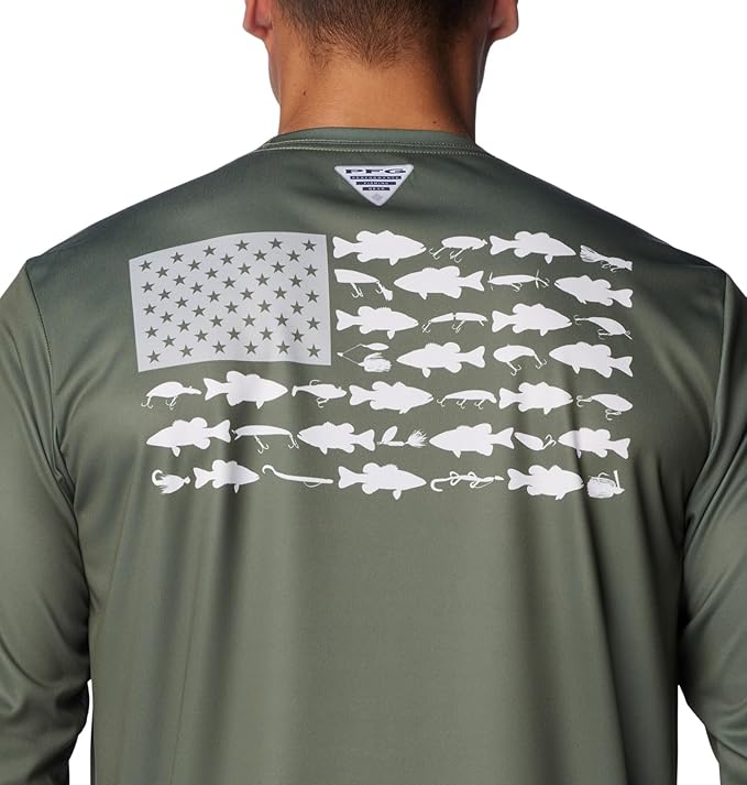 Columbia Terminal Tackle PFG Fish Flag Long Sleeve
