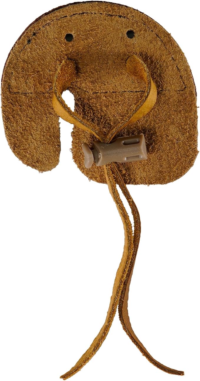 Hornet Leather Split Finger Tab – Handmade USA – Traditional Archery Gear – Medium or Large – Left or Right Hand
