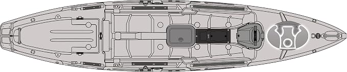 Wilderness Systems Silent Traction Pad Kit - Custom Fit - Rubberized Kayak Traction Kits