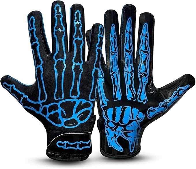 Football Gloves – Super Sticky Receiver Gloves to Boost Grip & Performance for Games & Training – Adult & Youth Sizes