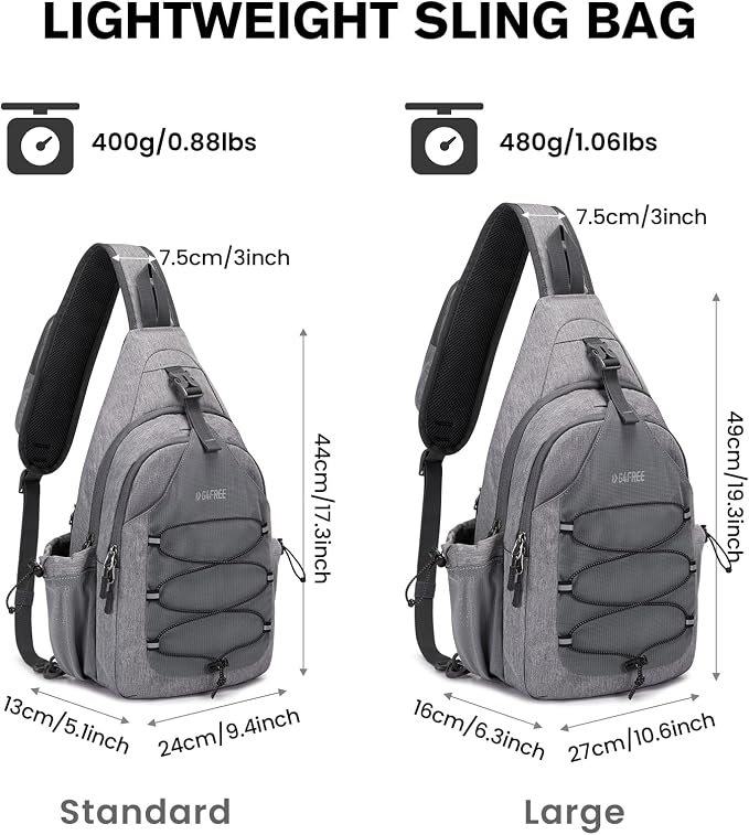 G4Free Pickleball Bag, Crossbody Sling Bag for Men Women, Pickleball Backpack, Pickle Ball Paddle Bag Gifts for Sports