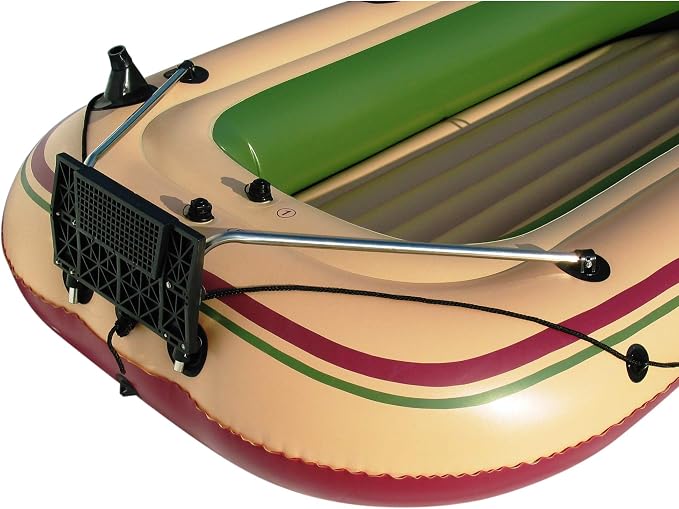 SOLSTICE Inflatable Boat for Beaches Lakes & Rivers – Motor Mount for Voyager and Outdoorsman Inflatable Boats | BOAT NOT INCLUDED |