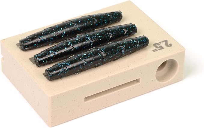 Soft Plastiс Lure Mold Making Injection Molds Fishing Googan Rattlin NED Stick 3'' Three Cavity
