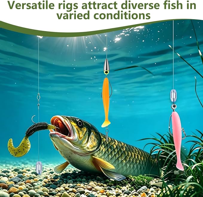 412Pcs Fishing Tackle Kit with Box,Fishing Gift for Men(Green) | Complete Fishing Accessories Kit-Hooks,Eye Beads,Sinkers&Swivels,Beads&Bobber Stops,Pliers for Freshwater Bass&Trout