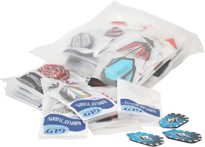 Viper Assorted Dimplex Dart Flights: 50 Sets of Flights, 150 Pieces