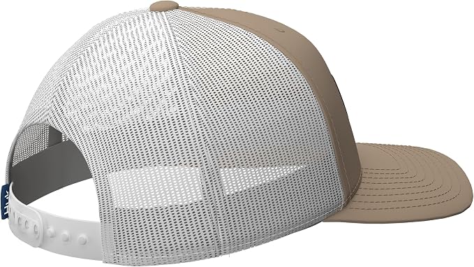 HUK Men's Mesh Trucker Snapback Hat | Anti-Glare Fishing Hat