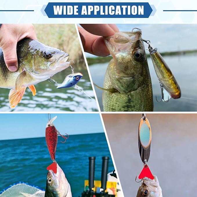 Unpainted Fishing Lures Making Kit,375pcs DIY Blank Crankbaits Minnow Hard Bait Set Include Lure Tapes Eyes Treble Hooks Split Rings Speed Clips Make Your Own Fishing Lures