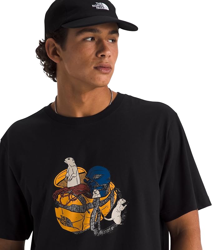 The North Face Men's Woodland Wanderer Short Sleeve Tee - Casual Stylish Graphic T-Shirt, Regular Fit, Soft Cotton Fabric