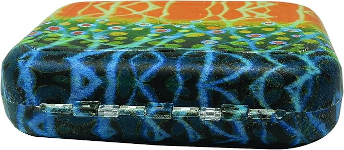 Brook Trout Colored Fly Box with extra Leaf