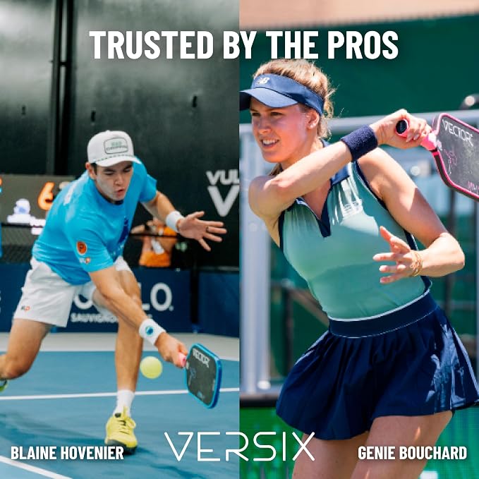 Versix Pickleball Paddle Eraser, Raw Carbon Paddles Eliminates Ball Residue