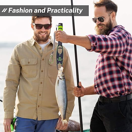 Night Cat Fish Lip Gripper With Scale 2 in 1 Aluminum Alloy Grabber Professional Fishing Tool Kit for Men