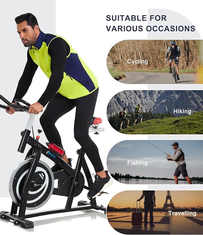Little Donkey Andy Men's Water-resistant Outerwear Vests, Stretch Windproof Vest for Cycling, Running, Golf
