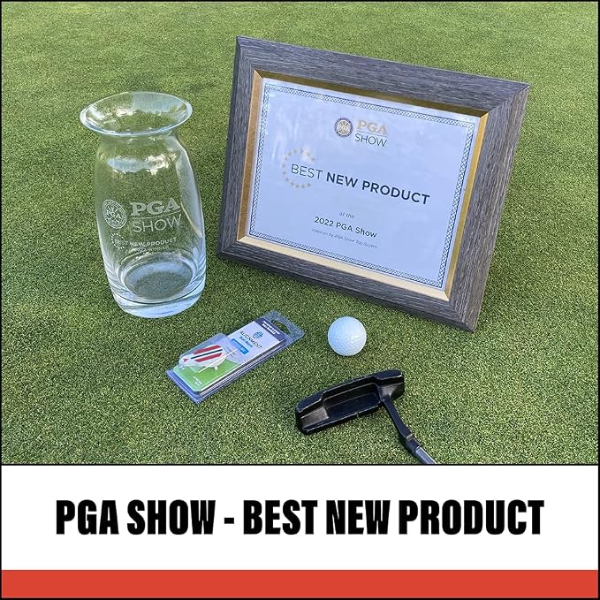 Putting Alignment Aid Tool - Golf Ball Marker - Rotate to Aim - Golf Gift Accessory for Men & Women Golfers - USGA Compliant