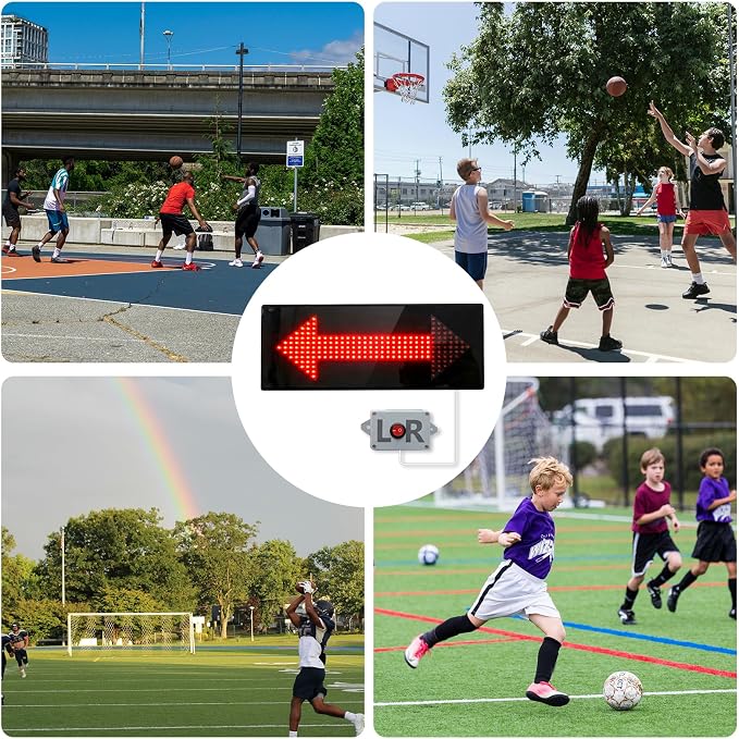 LED Basketball Possession Indicator, Electronic Possession Arrow | Bright large display, easy to use, plug-in & rechargeable, durable build, for school leagues, tournaments, coaches, referees