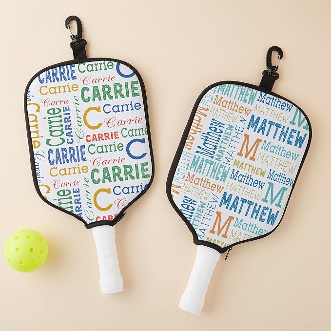 Personalization Universe Personalized Pickleball Paddle Covers