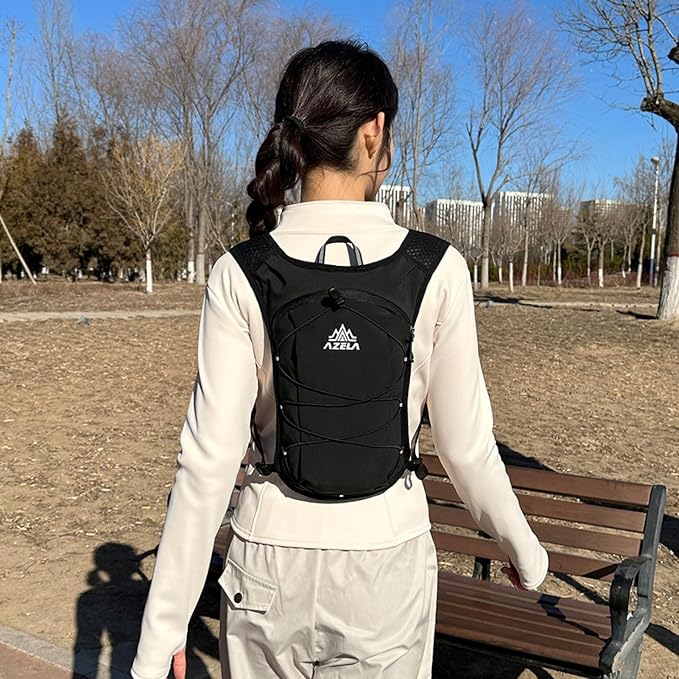 Azarxis Running Water Bottles Flask BPA Free Leakproof Hydration Vest Packs Waist Belt Replacement for Triathlon Marathon Hiking Cycling Climbing Runner