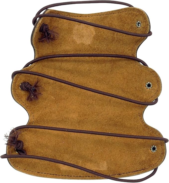 American Bison Armguard Brown Leather