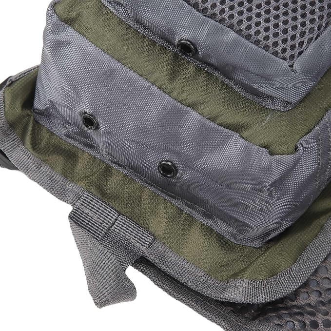 Fly Fishing Vest, Multi Pockets Lightweight Mesh Vest with Adjustable Straps for Men and Women, Breathable Fishing Gear for Trout Travel