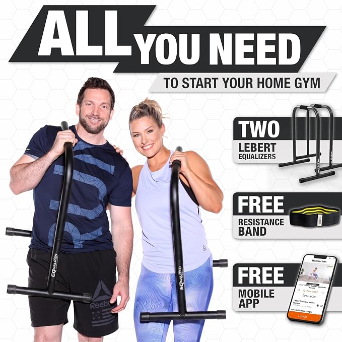 Lebert EQualizer Total Body Strengthener – Dip Station - Standard & XL