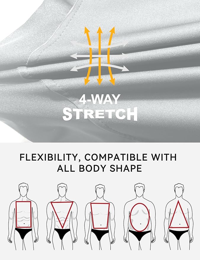 Little Donkey Andy Men's Lightweight Softshell Vest, Windproof Sleeveless Jacket for Running, Hiking, Cycling, Golf