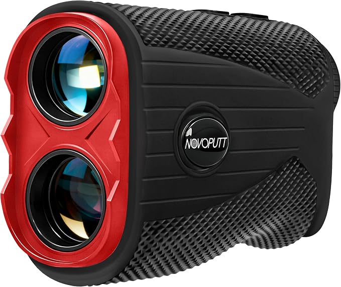 Golf Rangefinder with Slope - 1200 Yards Range Finder for Golfing/Hunting, 7X Magnification, Flag Pole Locking Vibration, Rechargeable Range Finders with Magnet Stripe, Best Golf Accessories Gift