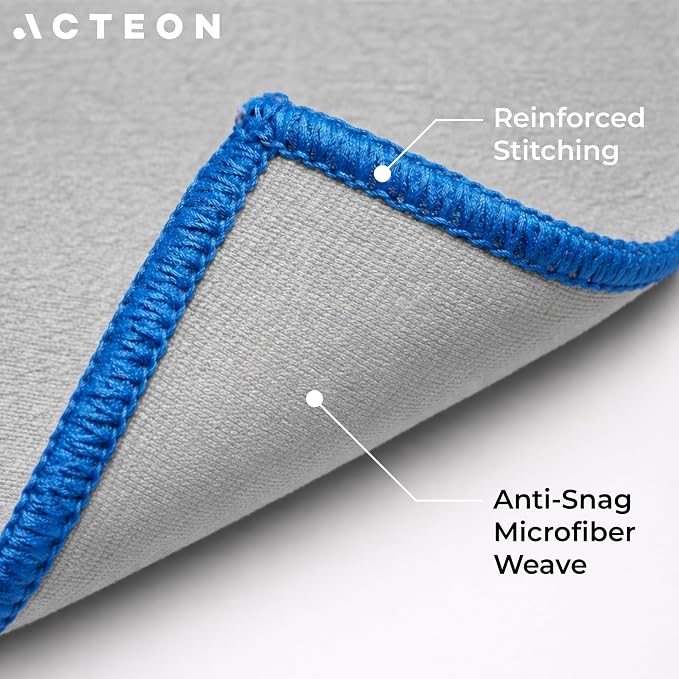 Acteon Microfiber Gym Towels 5 Pack, Quick Dry Silver ION Odor-Free Sweat Towel, Super Absorbent Fast Drying for Men & Women, Workout, Yoga, Running, Hiking, Travel โ 16x30.5 Inch