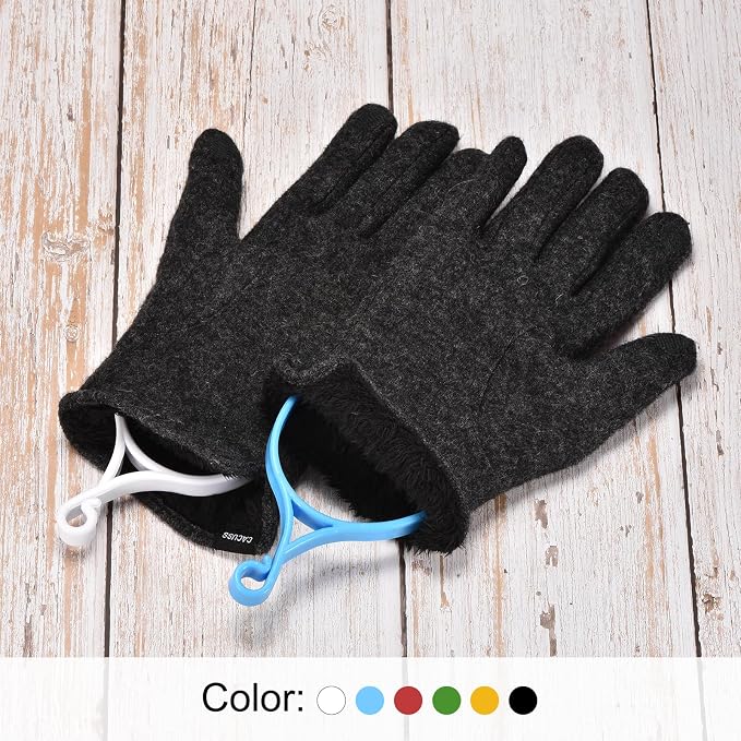 PATIKIL Golf Gloves Stretcher, 4 Pack Plastic Keeper Support Rack Holder Dryer Hanger Frame for Sports Gloves Maintenance, Blue