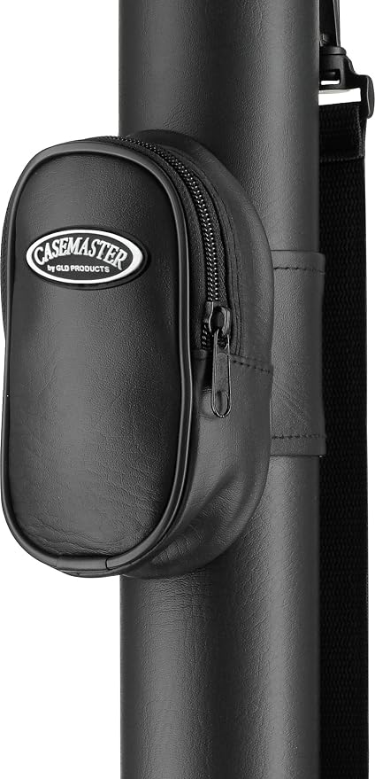 Casemaster Q-Vault Supreme Billiard/Pool Cue Hard Case, Holds 1 Complete 2-Piece Cue (1 Butt/1 Shaft)