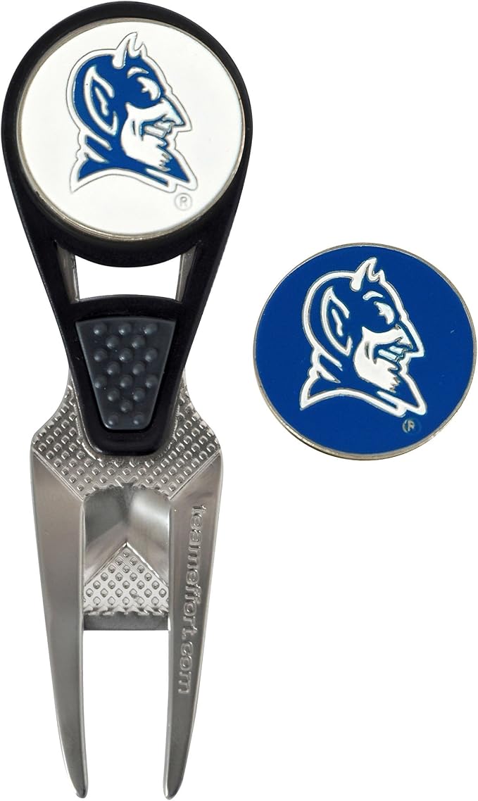 Team Effort Collegiate CVX Ball Mark Repair Tool & 2 Ball Markers