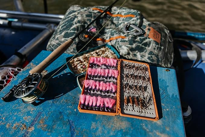 fishpond Tacky Double Haul Fly Box - Burnt Orange | Double Sided Tacky Fly Box