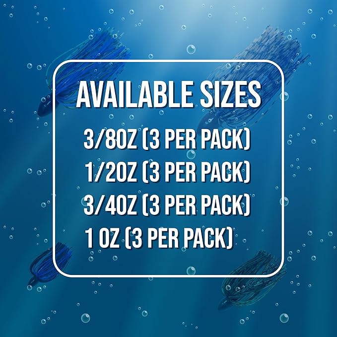 Reaction Tackle Skirted Tungsten Punch Rigs/Tungsten Fishing Weights with Skirt for Bass Fishing/Punch Through Heavy Cover and Thick Vegetation