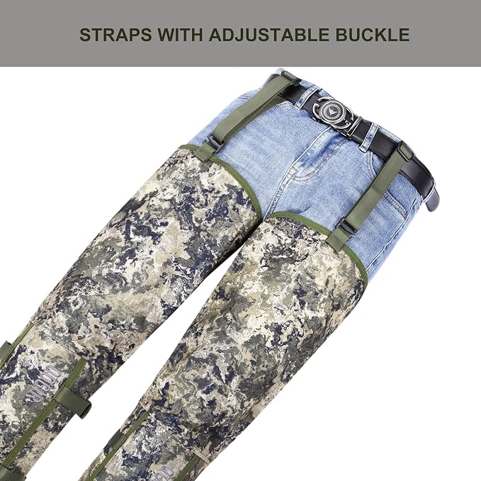 Snake Chaps: Snake Gaiters for Men Offer Snake Bite Protection from Ankle to Thigh