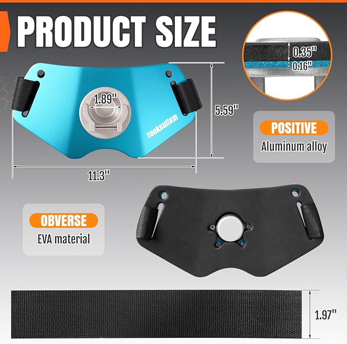Fishing Belt Adjustable Belt Aluminum Protective plate Padded Waist Support for Fighting