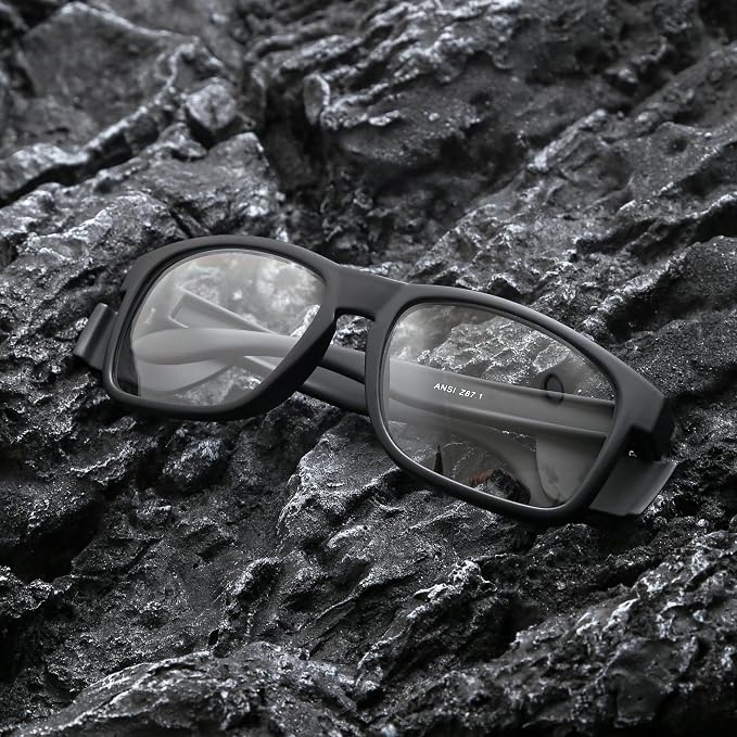 Z87Anti-Fog Photochromic Blue Light Blocking Safety GlassesUV400 Impact Resistant Protective Eyewear, for Men Women