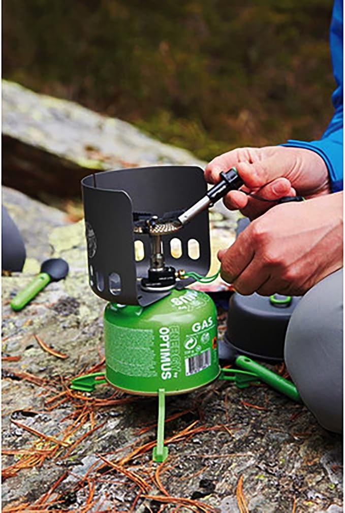 Optimus Clip-On Windshield for Crux and Crux Lite Camping Stove, Compact Outdoor Cooking Windscreen, Lightweight Wind Protection for All Seasons