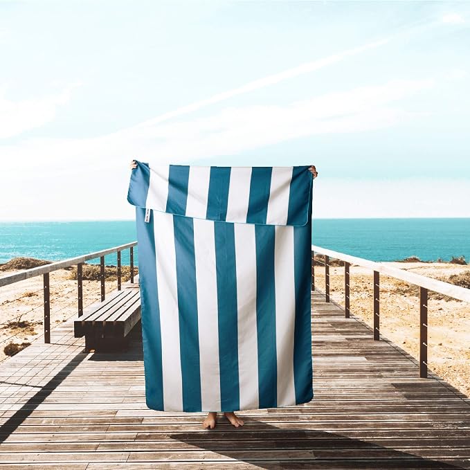 Wise Owl Outfitters Microfiber Beach Towel (7x4 ft) – Extra Large 84"x48", Quick Dry, Lightweight and Sand Free for Adults at the Beach, Pool, Gym, Yoga, or for Travel and Outdoor Use