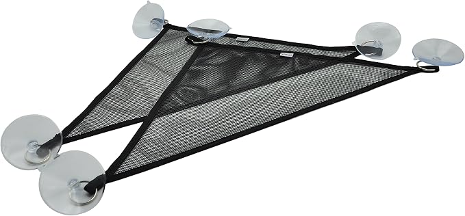 Niteangel 2 Packs Breathable Mesh Reptile Hammock (Triangle 13'' x 13'' x 19'', Black)